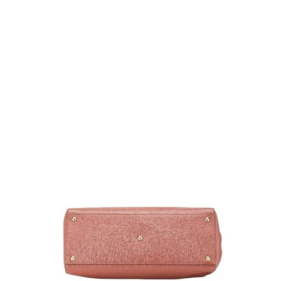 FENDI Pink Leather Shoulder Bag - Picture 3 of 13